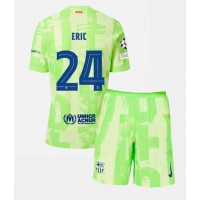 Barcelona Eric Garcia #24 3rd trikot Kinder 2024-25 Kurzarm (+ Kurze Hosen)